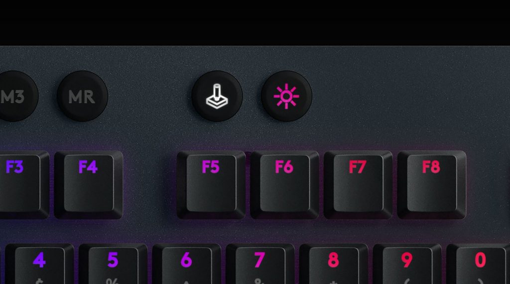 Bàn phím cơ Logitech G813 Lightsync RGB Mechanical Romer G Clicky Gaming Keyboard Black tích hợp led RGB cao cấp